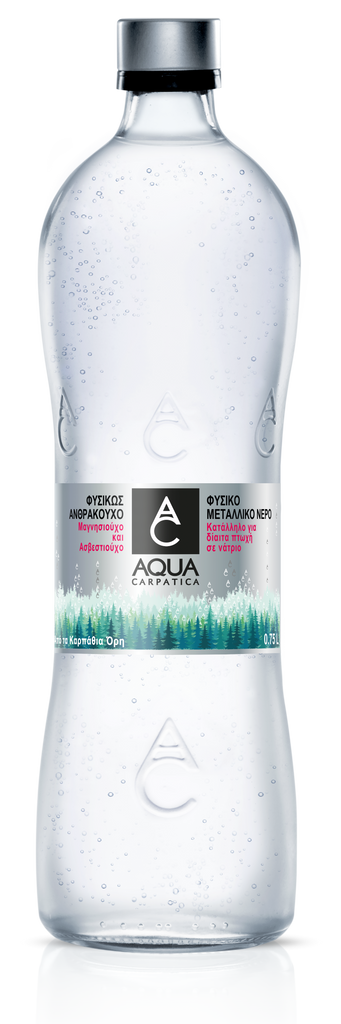 Aqua Carpatica Natural Spring Water 750ml - Glass (12 Count)